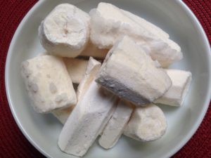 Goya Frozen Yuca (Cassava) pieces.