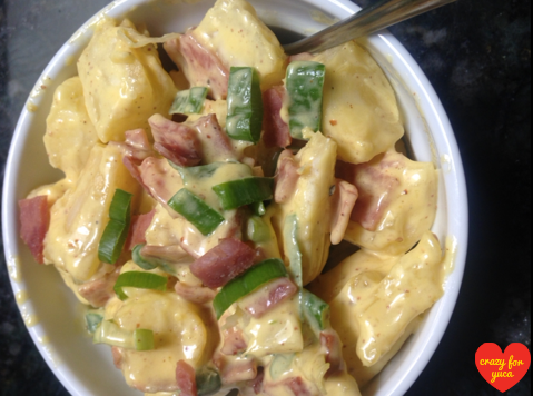 Turkey Bacon Yuca Salad