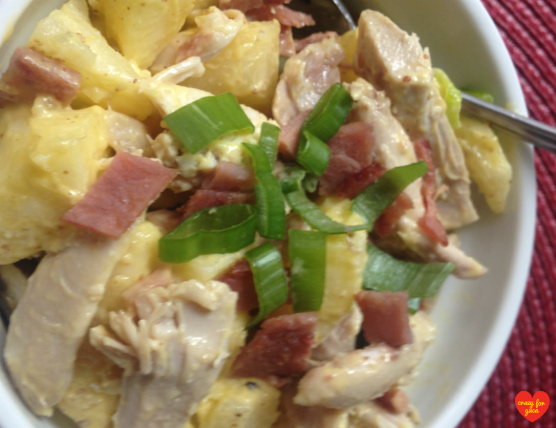 Turkey Bacon Yuca Salad