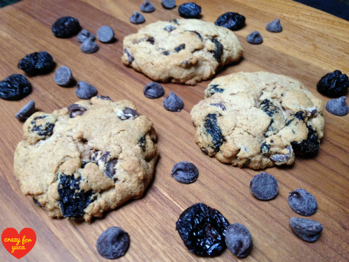 Chocolate Cherry Chunk Cassava Flour Cookies
