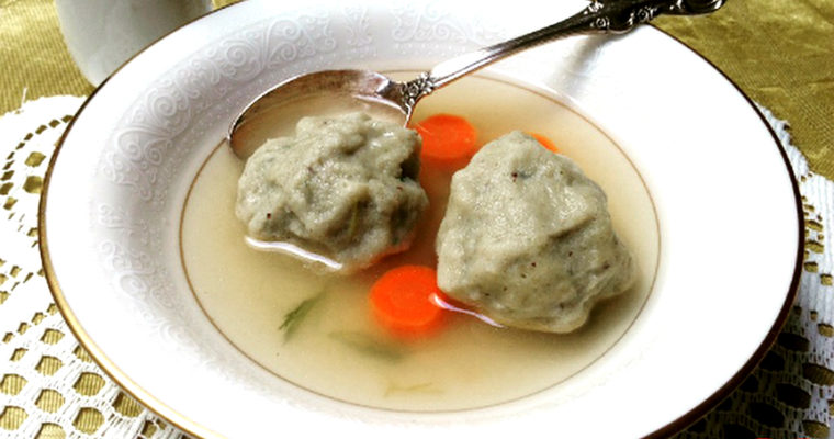 Grain-Free Cassava Flour Matzo Balls