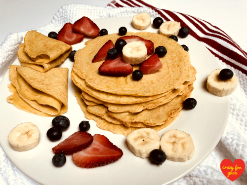Grain-Free Crepes With Strawberry Jam