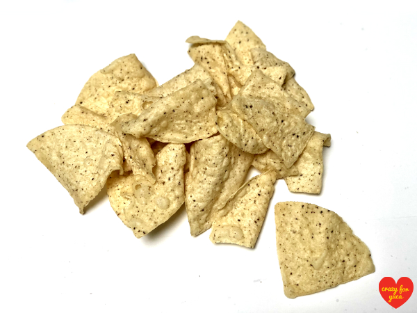 A pile of Siete Grain Free Tortilla Chips - Sea Salt