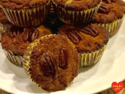Apple Cinnamon Nut Muffins (Grain-free, Dairy-free, Egg-free)