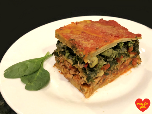 Cassava Flour Pasta Lasagna (Gluten-free, Grain-free, Dairy-Free!)